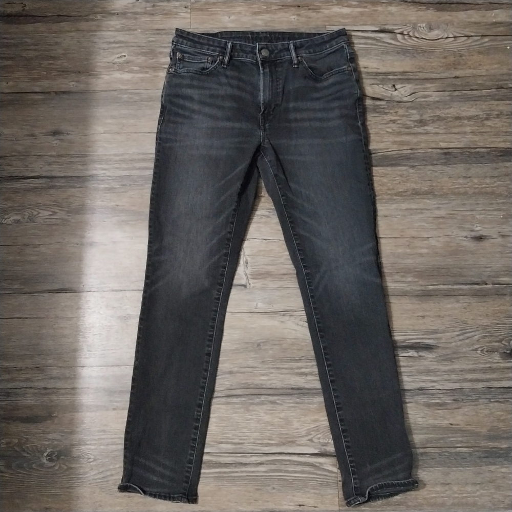 American Eagle Airflex Stretch Jeans Mens Size 32x32 Black Denim Jeans